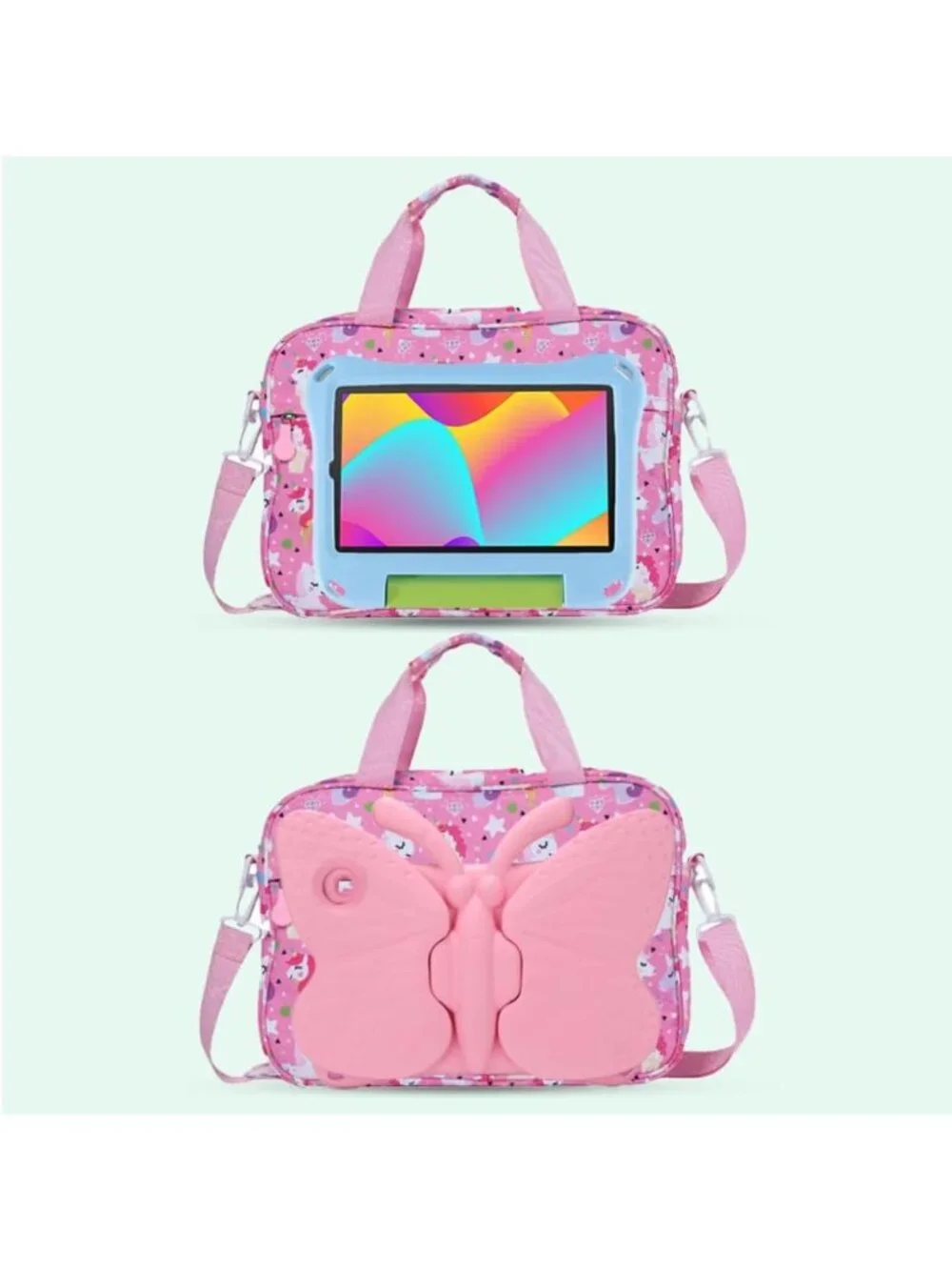 Kids Tablet Sleeve Bag with Handle & Shoulder Strap - 13